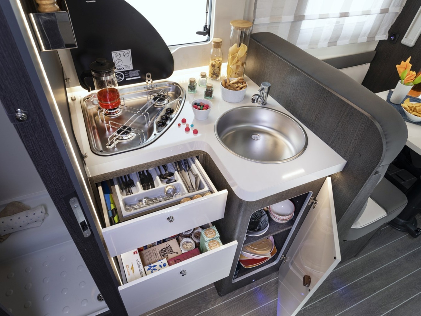 Cocina autocaravana